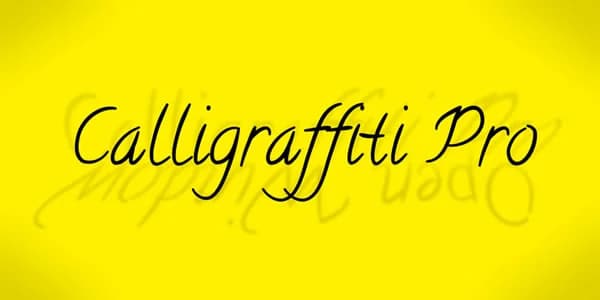 Calligraffiti Pro Font by Good Gravy Type — Script Handwritten Font