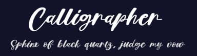 Calligrapher by Scratchones — Script Handwritten Font — thumbnail 2