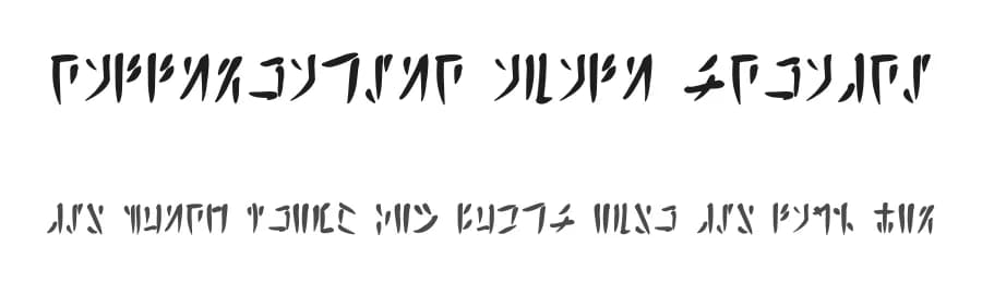 Calligraphic Avali Scratch by John Seng — Dingbats Font