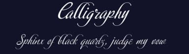 Calligraphy by Moriztype — Script Handwritten Font — thumbnail 2