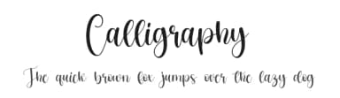 Calligraphy by Scratchones — Script Handwritten Font — thumbnail 1
