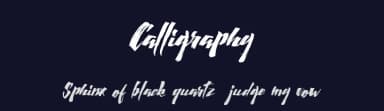 Calligraphy by Billy Argel Fonts ® — Script Handwritten Font — thumbnail 2