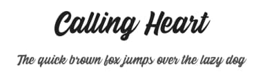 Calling Heart by Lettersiro Studio — Script Handwritten Font — thumbnail 1