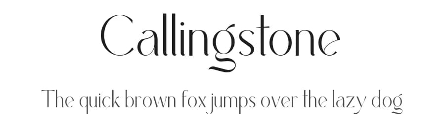 Callingstone by Heinzel Std — Sans Serif Font