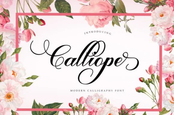 Calliope Script Font by Letterware — Script Handwritten Font
