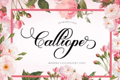 Calliope Script Font by Letterware — Script Handwritten Font — thumbnail 1