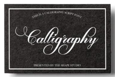 Calliope Script Font by Letterware — Script Handwritten Font — thumbnail 9