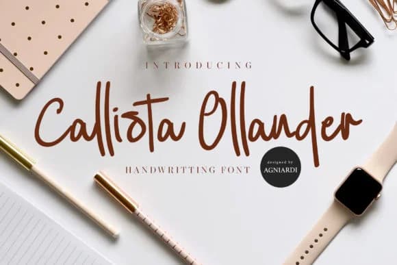 Callista Ollander Font by Fontruly — Script Handwritten Font