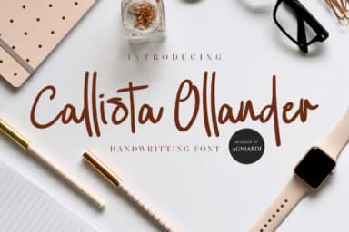 Callista Ollander Font by Fontruly — Script Handwritten Font — thumbnail 1
