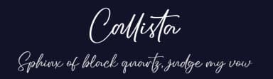 Callista by Ainun Jinan — Script Handwritten Font — thumbnail 2