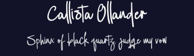 Callista Ollander by Fontruly — Script Handwritten Font — thumbnail 2