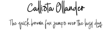 Callista Ollander by Fontruly — Script Handwritten Font — thumbnail 1