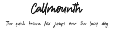 Callmounth by Allouse Studio — Script Handwritten Font — thumbnail 1