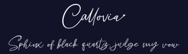 Callovia by Fontherapy — Script Handwritten Font — thumbnail 2