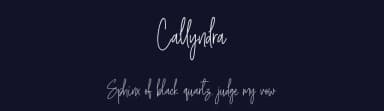Callyndra by Bale — Script Handwritten Font — thumbnail 2