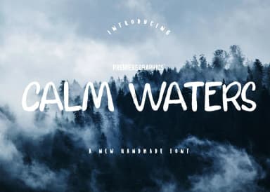 Calm Waters Font by Ryn Pojas — Script Handwritten Font — thumbnail 1