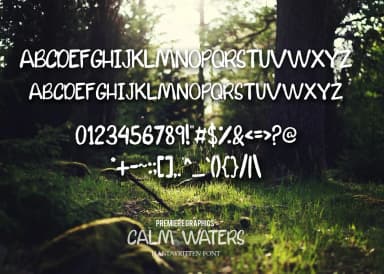 Calm Waters Font by Ryn Pojas — Script Handwritten Font — thumbnail 5