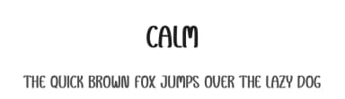Calm by Andi Moz — Script Handwritten Font — thumbnail 1
