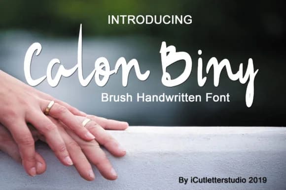 Calon Biny Font by icutletterstudio — Script Handwritten Font