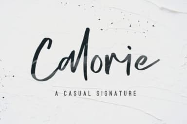 Calorie Font by Dharmas Studio — Script Handwritten Font — thumbnail 1