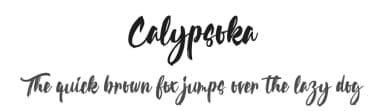 Calypsoka by Octotype  | Thomas Boucherie — Script Handwritten Font — thumbnail 1