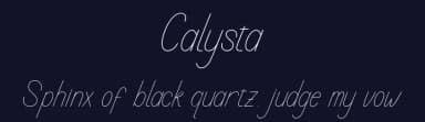 Calysta by Alfaraby Studio — Script Handwritten Font — thumbnail 2
