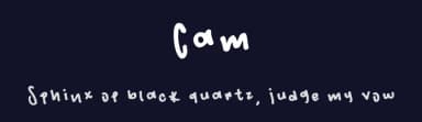 Cam by Camlou — Script Handwritten Font — thumbnail 2