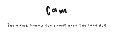 Cam by Camlou — Script Handwritten Font — thumbnail 1