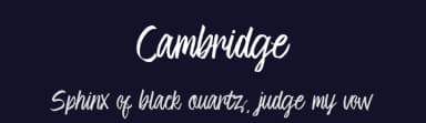 Cambridge by Ahgo Studio — Script Handwritten Font — thumbnail 2