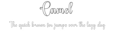 Camel by Andi Moz — Script Handwritten Font — thumbnail 1
