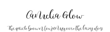 Camelia Glow by Mariyana — Script Handwritten Font — thumbnail 1