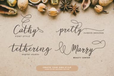 Camelie Font by ShiftStudios — Script Handwritten Font — thumbnail 4