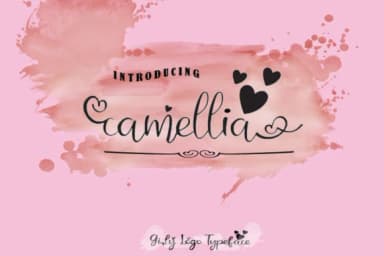 Camellia Font by dmletter31 — Script Handwritten Font — thumbnail 1