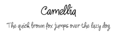 Camellia by peterdraw — Script Handwritten Font — thumbnail 1