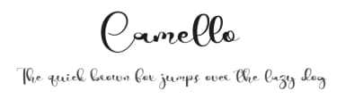 Camello by Fana Merah Jambu — Script Handwritten Font — thumbnail 1