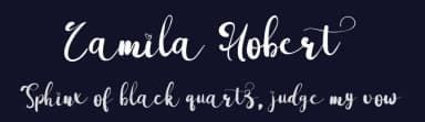 Camila Hobert by Typesme Studio — Script Handwritten Font — thumbnail 2