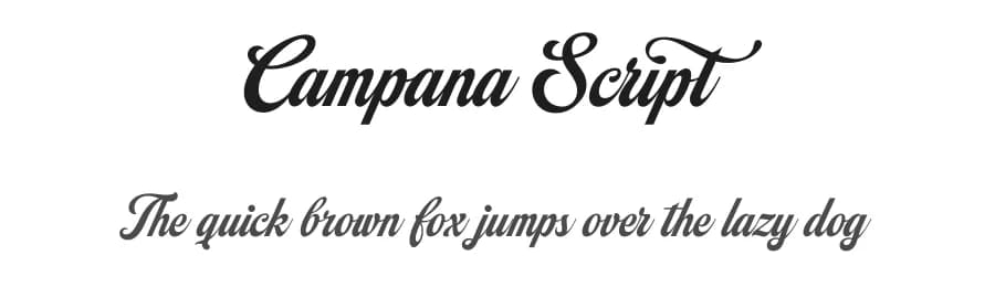 Campana Script by Måns Grebäck — Script Handwritten Font