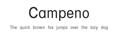 Campeno by Craft Supply Co. — Sans Serif Font — thumbnail 1