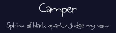 Camper by Luluk Surotul — Script Handwritten Font — thumbnail 2
