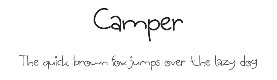 Camper by Luluk Surotul — Script Handwritten Font