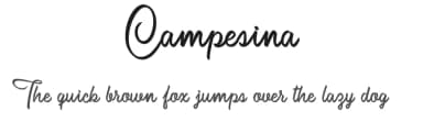 Campesina by Billy Argel Fonts ® — Script Handwritten Font — thumbnail 1