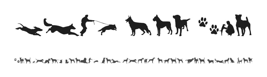 Can Dog TFB by zanatlija — Dingbats Font