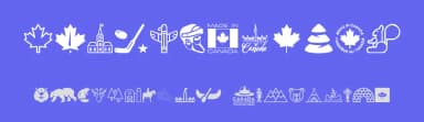 Canada by Woodcutter — Dingbats Font — thumbnail 3