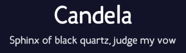 Candela by TPK — Sans Serif Font — thumbnail 2