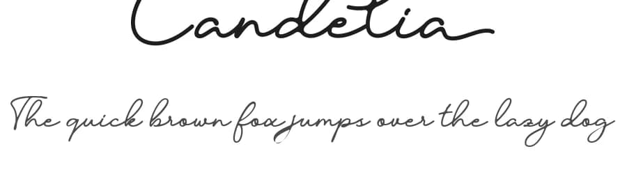 Candelia by Zarma Type Foundry — Script Handwritten Font — preview 1