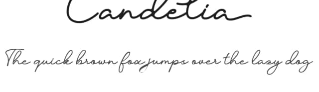 Candelia by Zarma Type Foundry — Script Handwritten Font