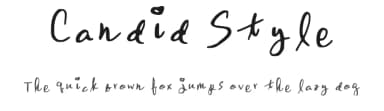 Candid Style by Still Candid — Script Handwritten Font — thumbnail 1