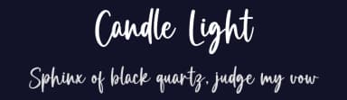 Candle Light by Graphix Line Studio — Script Handwritten Font — thumbnail 2