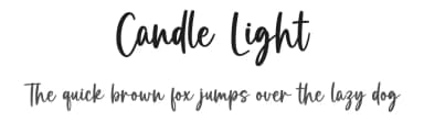 Candle Light by Graphix Line Studio — Script Handwritten Font — thumbnail 1