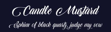 Candle Mustard by Typhoon Type - Suthi Srisopha — Script Handwritten Font — thumbnail 2